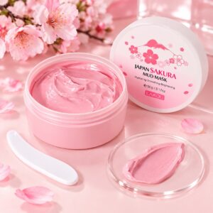 Laikou -   Mascarilla de barro Japan Sakura Mud Musk 90g