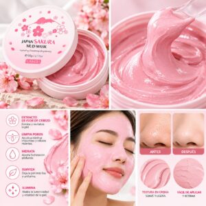 Laikou -   Mascarilla de barro Japan Sakura Mud Musk 90g