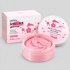 Laikou -   Mascarilla de barro Japan Sakura Mud Musk 90g
