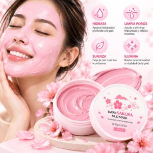 Laikou -   Mascarilla de barro Japan Sakura Mud Musk 90g