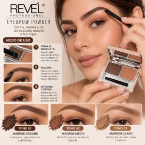 Sombra de Cejas Eyebrow Powder - Revel